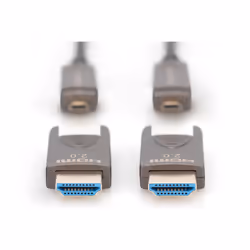 Digitus 4K – câble fibre optique hybride HDMI AOC avec 10m connecteur amovible - Vista aggiuntiva 4