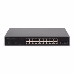 Digitus Switch PoE 16+2 porte 10/100/1000 Mbps + 2 Gigabit SFP