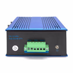 Digitus Switch di rete Fast Ethernet PoE a 8 porte, industriale, non gestito, 1 uplink SFP