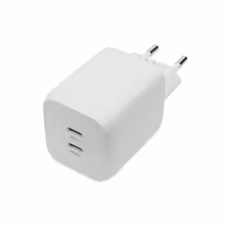 Digitus Caricatore USB-C, 2 porte, 65 W GaN, Interno, AC, 20 V, Bianco