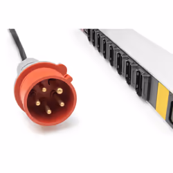 Digitus PDU IT di base, trifase 16 A, 24 x C13, 3 x C19, cavo di alimentazione da 3 m, connettore IEC 60309 16 A - Vista aggiuntiva 5