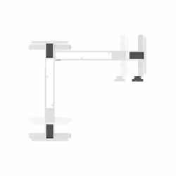 Digitus Struttura per tavolo dall’altezza regolabile elettronicamente, forma a L 90°, motore triplo, 2 livelli, bianco - Vista aggiuntiva 5