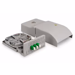 Digitus Punto di trasferimento casa Ftth, 3 x LC/APC duplex, Grigio, Plastica, 122 mm, 59 mm, 256 mm, 4620 cm³
