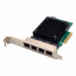Digitus Scheda di rete a 4 porte 2,5 Gigabit Ethernet, RJ45, PCI Express, chipset Realtek, Interno, Cablato, PCI Express, Eth ...