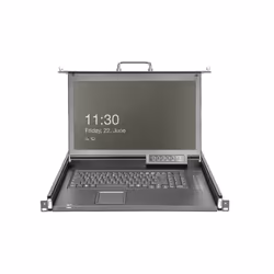 Digitus Console KVM LCD HD da 17", 8 porte Cat 5, tastiera italiana - Vista aggiuntiva 4