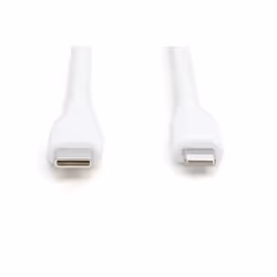 Digitus Cavo di collegamento in silicone Lightning, USB-C - Lightning, 1 m, bianco