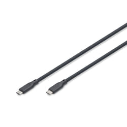 Digitus Cavo in silicone USB, USB 10Gbps, 1 m, nero