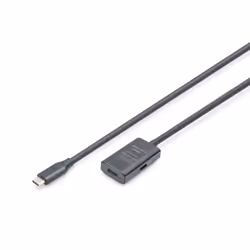 Digitus Cavo di prolunga attivo USB 3.2 Gen1 5G, USB-C - USB-C, 5 m, 5 m, USB C, USB C, USB 3.2 Gen 1 (3.1 Gen 1), 5 Gbit/s, ...