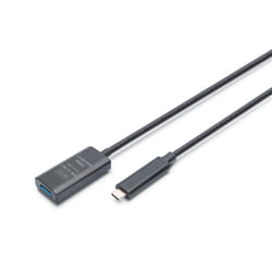 Digitus Cavo di prolunga attivo USB 3.2 Gen2 10G, USB-C - USB-A, 5 m