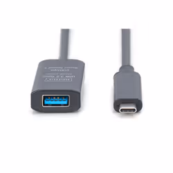 Digitus Cavo di prolunga attivo USB 3.2 Gen2 10G, USB-C - USB-A, 5 m
