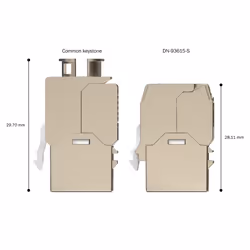 Digitus Modulo keystone corpo compatto CAT 6A, schermato, connessione di montaggio senza attrezzi - Vista aggiuntiva 4