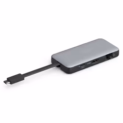 Digitus Docking station da viaggio USB-C, 7 porte, Cablato, USB 3.2 Gen 2 (3.1 Gen 2) Type-C, 100 W, 1.4/2.2, 10,100,1000 Mbi ...