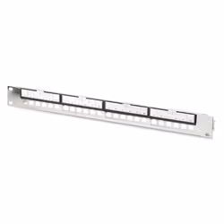 Digitus Pannello patch modulare, 24 porte, RJ-45, Metallico, Acciaio galvanizzato, 1U, -20 - 70 °C, 560 mm