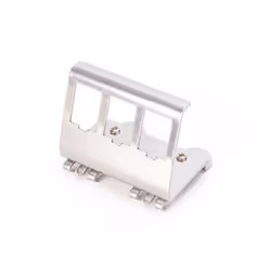 Digitus Adattatore per guida top-hat per 3 moduli Keystone, Adattatore, Acciaio inox, Metallico, -20 - 70 °C, 90 mm, 80 mm