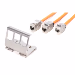 Digitus Adattatore per guida top-hat per 3 moduli Keystone