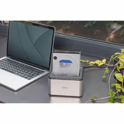 Digitus USB 3.0 dual SATA HDD docking station 2,5"/ 3,5 - Vista aggiuntiva 2