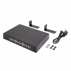 Digitus Switch Gigabit a 24 porte, 19 pollici, non gestito