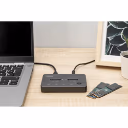 Digitus Stazione di clonazione NVMe Contenitore per SSD NVMe M.2 USB3.1 Gen2 Type-C - Vista aggiuntiva 3
