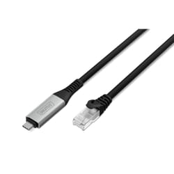 Digitus USB-C 3.2 Gen1 - Cavo Ethernet RJ45, 1Gbit/s, 10m