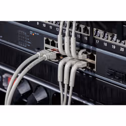 Digitus Cavo patch angolare CAT 6A F-FTP, rame, 1,5 m, grigio - Vista aggiuntiva 3