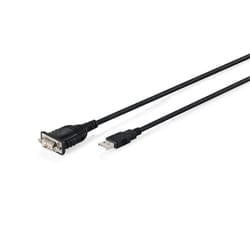 Digitus Cavo adattatore da USB 2.0 a RS232, 1,8 m, chipset FTDI FT232RNL integrato