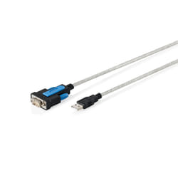 Digitus Cavo adattatore da USB 2.0 a RS232, 1,8 m, chipset FTDI integrato