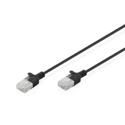 Digitus Cavo patch CAT 6 U-UTP Slim, 0,5 m, blu