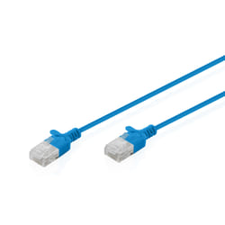 Digitus Cavo patch CAT 6 U-UTP Slim, 3 m, nero
