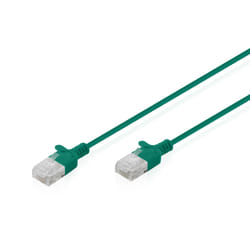 Digitus Cavo patch CAT 6 U-UTP Slim, 3 m, verde