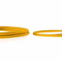 Digitus Cavo patch CAT 6 U-UTP Slim, 1 m, giallo, 10 pezzi - Vista aggiuntiva 5