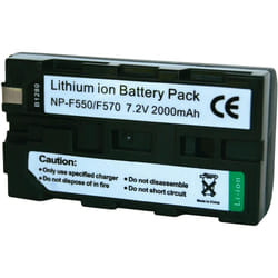 Conrad 250467 Batteria per fotocamera/videocamera Ioni di Litio 2000 mAh
