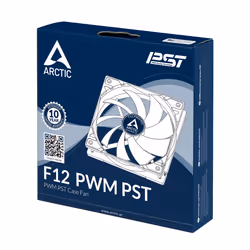ARCTIC F12 PWM PST Case per computer Ventilatore 12 cm Nero, Bianco - Vista aggiuntiva 6