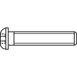 TOOLCRAFT 839791 Viti a testa bombata M3 8 mm Interno Esagonale Acciaio inox A2 100 pz.