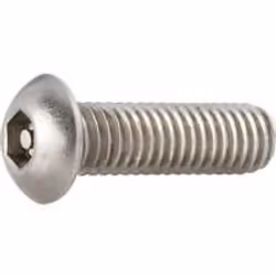 Toolcraft 886968, Vite, Acciaio inox, M5, Testina arrotondata, Argento, 20 mm