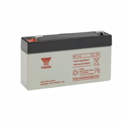 BATTERIA YUASA NP1,2-6 6V 1,2Ah Batteria Yuasa serie NP per applicazioni in modalità tampone (stand-by use). Costruita con ca ...