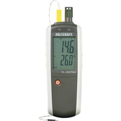 Voltcraft - Igrometro PL-100TRH 0 % ur 100 % ur -200 °c +1372 °c Calibrato: di fabbrica senza certificato
