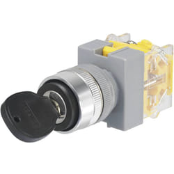 Conrad - tru components 704480 Y090-A-11Y/21 Interruttore a chiave 250 v/ac 5 a Off/On 1 x 90 ° IP40 1 pz.