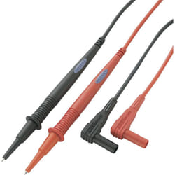 Voltcraft - kit puntali di sicurezza 1.00 m Nero, Rosso MS-1A