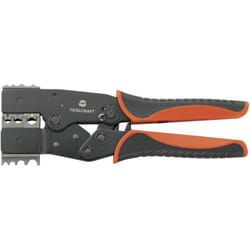TOOLCRAFT 2-i-1 818644 Pinza crimpatrice Connettore isolato, Capocorda, Connettore di testa