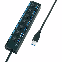 Conrad 393539, USB 3.2 Gen 1 (3.1 Gen 1) Type-A, USB 3.2 Gen 1 (3.1 Gen 1) Type-A, Nero, USB, 37 mm, 166 mm