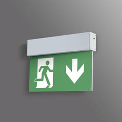 B-safety - br 558 030 Indicazione via di fuga illuminata Montaggio a parete