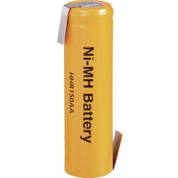 Panasonic - aa 1580 lf-z Batteria ricaricabile speciale Stilo (aa) linguette a saldare a z NiMH 1.2 v 1500 mAh