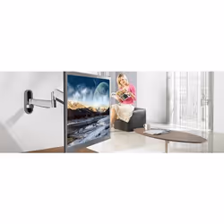 SpeaKa Pro SP-2518260 Supporto TV a parete 47" Nero, Argento - Vista aggiuntiva 3