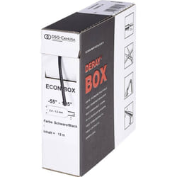 DSG Canusa 8640030953 Termoretraibile senza colla Nero 3.20 mm 1 mm Restringimento:3:1 10 m