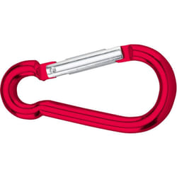 Dörner+helmer - Moschettone in alluminio anodizzato rosso 4815724 60 mm 20 pz.