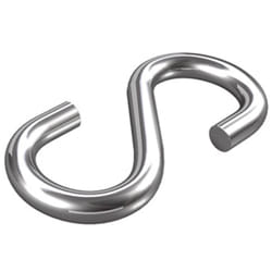 Dörner+helmer - 4910074 Gancio a s ø 4 mm 32 mm Acciaio inox A2 20 pz.