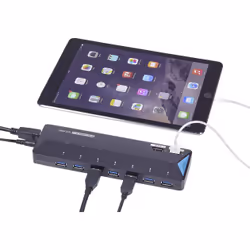Renkforce RF-3806034 hub di interfaccia USB 3.2 Gen 1 (3.1 Gen 1) Type-B 5000 Mbit/s Nero - Vista aggiuntiva 2