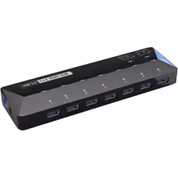 Renkforce RF-3806034 hub di interfaccia USB 3.2 Gen 1 (3.1 Gen 1) Type-B 5000 Mbit/s Nero - Vista aggiuntiva 4