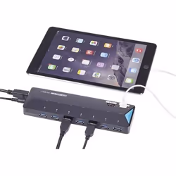 Renkforce RF-3806034 hub di interfaccia USB 3.2 Gen 1 (3.1 Gen 1) Type-B 5000 Mbit/s Nero - Vista aggiuntiva 6