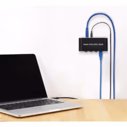 Renkforce 1318454 hub di interfaccia USB 3.2 Gen 1 (3.1 Gen 1) Type-A 5000 Mbit/s Nero - Vista aggiuntiva 3